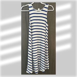 Old Navy Dress • Blue and white stripes • Size XS